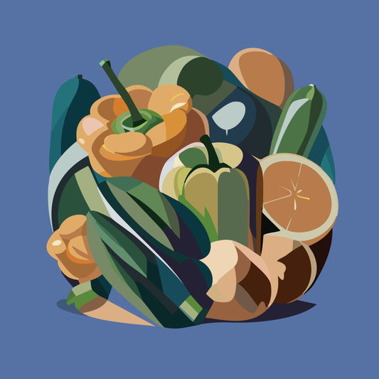 Frutas y verduras, alimentos saludables que conforman la dieta DASH para la hipertensión