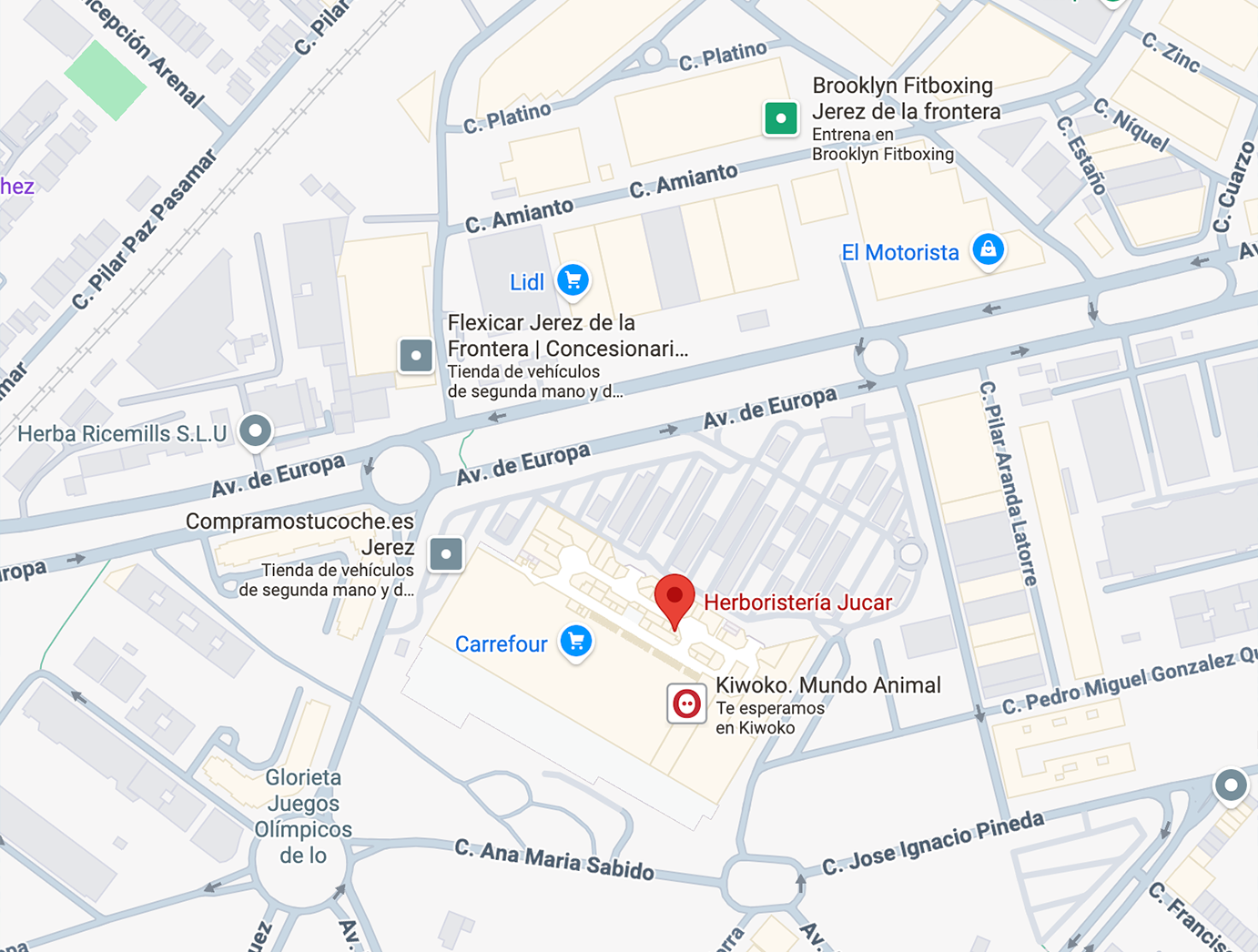 Ubicación Herboristería Jucar